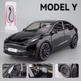 thumbnail image 1 of 1:24 Model Y 3 S SUV Alloy Car Model Diecasts Metal Toy Vehicles Car Model Simulation Sound and Light Collection Childrens Gifts Model Y Black, 1 of 6