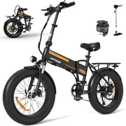 HITWAY BK10M Electric Bicycles with 750W Motor, Electric Bike for Adults 20 x4.0 Fat Tire, 48V 12AH Removable Battery E Bike, UL2849 Certified