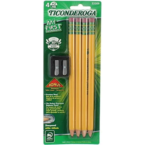 My First Ticonderoga Primary Pencil And Bonus Sharpener 2 Pk