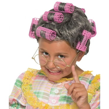 Forum Novelties Old Aunt Gray Halloween Costume Wig