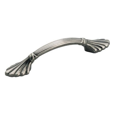 Cabinet Pewter Handles - Natural Elegance 3 in (76 mm) Center-to-Center Pewter Cabinet Pull