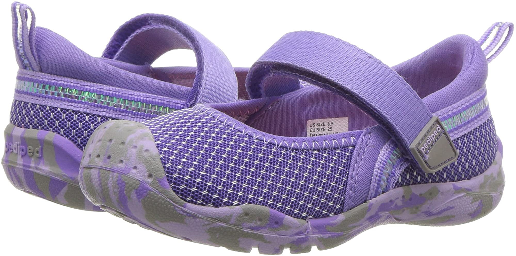 pediped Girls River Water Shoe Purple