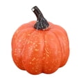 thumbnail image 5 of Clearance Under $5 | Realistic Artificial Pumpkin for Fall Table Centerpiece and Halloween Decor, Faux Pumpkin for DIY Crafts, Small Orange (3-Pack), 5 of 5