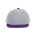 thumbnail image 2 of CTH Vintage Snapback Cap Hat 2 Tone, Gray Purple, 2 of 2