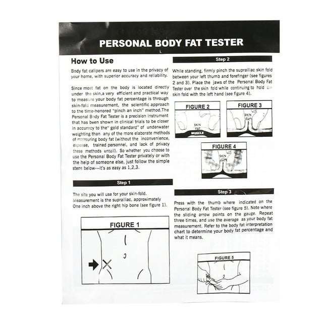 Body Fat Tester,New Body Fat Caliper Body Measuring Caliper Body Fat Measure Tailored for Perfection
