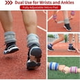 thumbnail image 4 of Wrist weights Ankle weights 2X 0.5kg - 2X 2.0kg Adjustable ankle weights for fitness, exercise, walking, jogging, 4 of 4