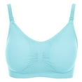 thumbnail image 1 of Women‘s Bra Wireless Maternity Seamless Front Buckle Breastfeeding Bra With Pads Plus Size, 1 of 4
