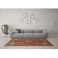 thumbnail image 3 of Ahgly Company Indoor Rectangle Medallion Brown Traditional Area Rugs, 7' x 10', 3 of 4