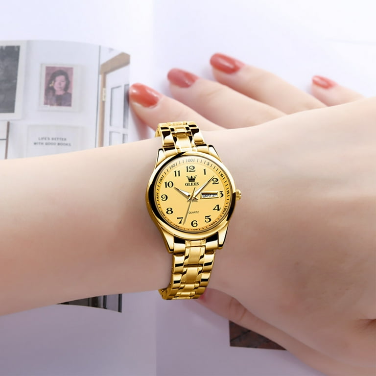 Womens gold cheap watch sale