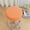 Orange, variant on Stool Seat Covers Stretch Stool Covers 17-23 Inch Diameter Slip-Resistant Elastic Round Seat Covers Spandex Fabric Bar Stool Protectors Elastic Stool Protector