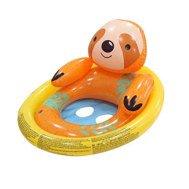 Inflatable UVProtected Sea Turtle Baby Swim Boat/Spring Float With
