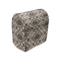 thumbnail image 1 of Damask Stand Mixer Cover, Abstract Flourish Curvy Frames and Swirly Motifs Exotic Lotus Ornament, Kitchen Appliance Organizer Bag Cover with Pockets, 5 Quarts, Chestnut Brown and Beige, by Ambesonne, 1 of 4
