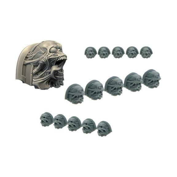 Screaming Heretic Shoulder Pads New