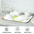 thumbnail image 6 of IAUYY 18 x 24 Inch Dish Drying Mat Dish Drying Mat Microfiber Kitchen Mats Large Counter Absorbent Dish Pad Drainer Rack A Flags Wreaths, 6 of 8