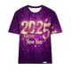 thumbnail image 4 of Camisetas Casuales de Mujer Año Nuevo Impreso Suéter de Manga Corta Cuello Redondo, Top de Moda para el Uso Diario, 4 of 4