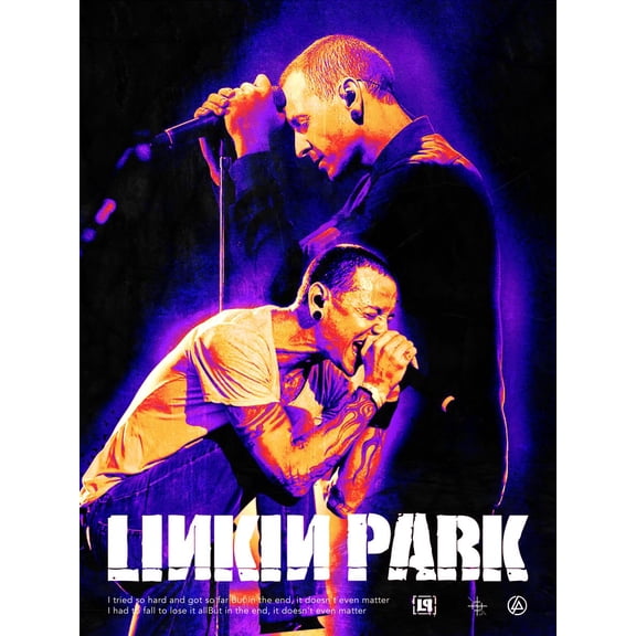 Linkin Park Concert Poster Live Rock Music Wall Art Iconic Band Performance Decor Size 24x36 Unframed Poster