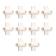 thumbnail image 2 of Conector de tubería de PVC Nikou 10 piezas, 2 of 9