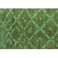 thumbnail image 1 of Ahgly Company Indoor Rectangle Abstract Turquoise Blue Modern Area Rugs, 2' x 5', 1 of 4