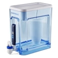 thumbnail image 1 of ZeroWater Dispensador de jarra con filtro de agua de 5 etapas, listo para leer, 22 tazas, con filtro de agua cero TDS de 5 etapas, certificado IAPMO para reducir metales, cloro, plomo, cromo y product, 1 of 5