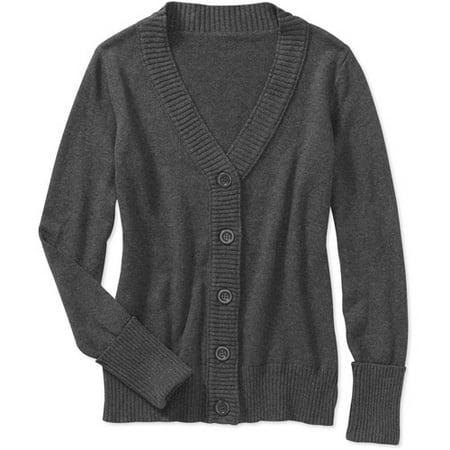 Faded Glory Women's Essential Button Down Cardigan