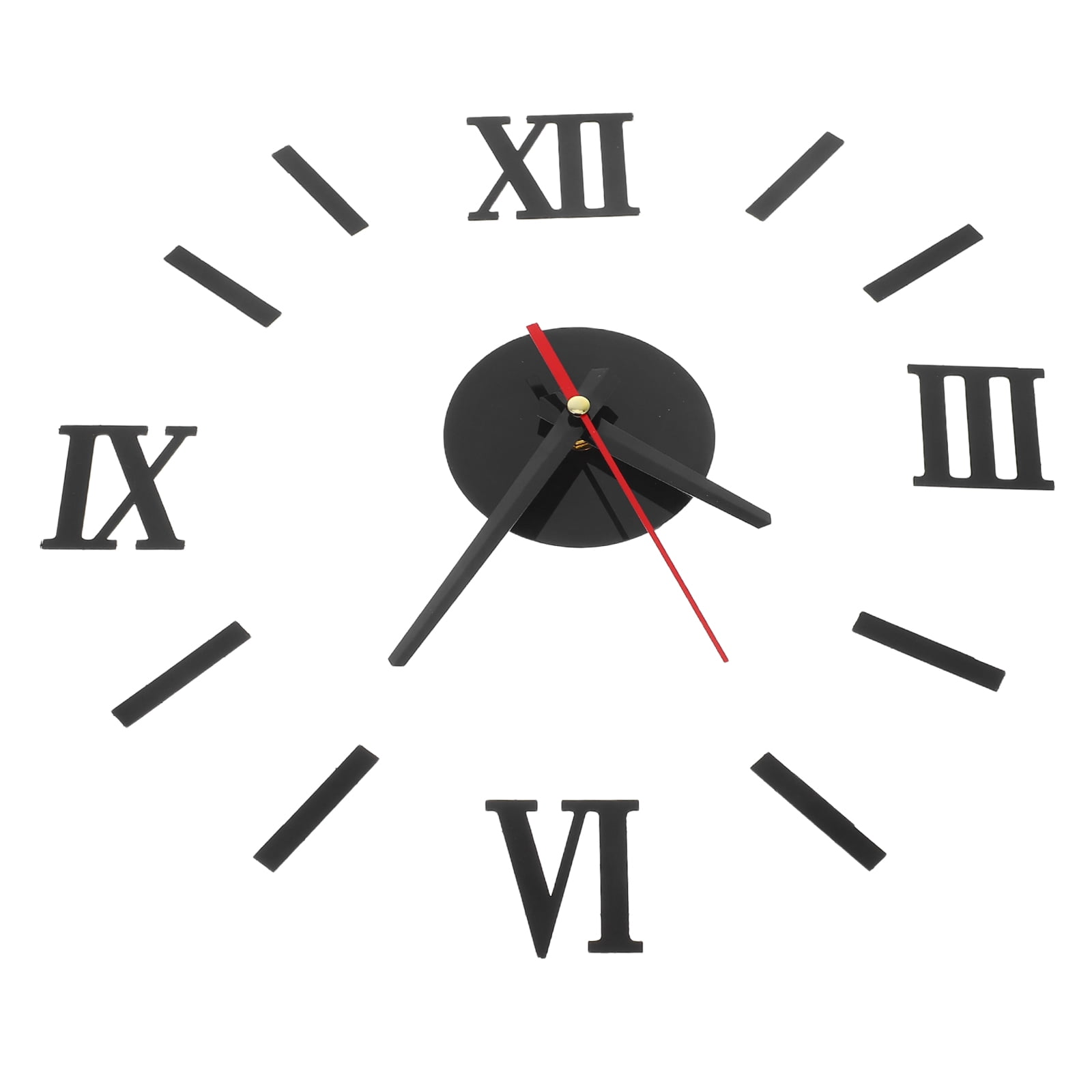 a 3133 abc 396 d 4 bf 5 9 b 89 d 2 b 067215639 .b 5 e 387 eb 5 ee 3 f 5 afe 2544 b 630240 e 82 c Large Frameless Black Acrylic Wall Clock Silent Design for Smooth Modern Decorative Timepiece - a