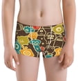 thumbnail image 5 of Yiaed Robot and Monsters Print Boys' Boxer Briefs Cotton Casual Stretch Comfort Boys Boxers - Kids Boxer Briefs Underwear for Boys (6-18)-XX-Small, 5 of 5