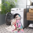 thumbnail image 3 of Safavieh Door And Kitchen Mat Emerson Floral Polyester Machine Washable Area Rug, Ivory/Pink, 3' x 5', 3 of 12