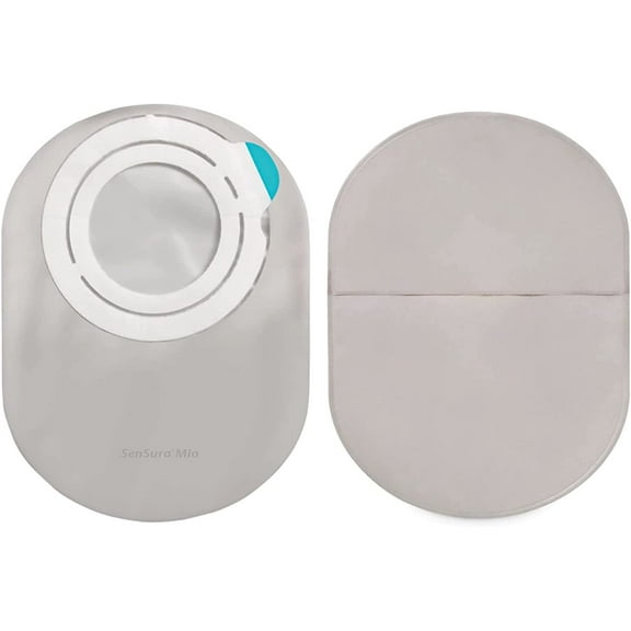 SenSura Mio Flex Closed End 8-1/4 Inch Length, Maxi 2pc System Ostomy Pouch 50 mm Flange 12213, 30 Ct