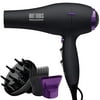 HOT TOOLS Pro Artist Tourmaline 2000 Turbo Hair Dryer , Lightweight with Quiet Blowout Results Black