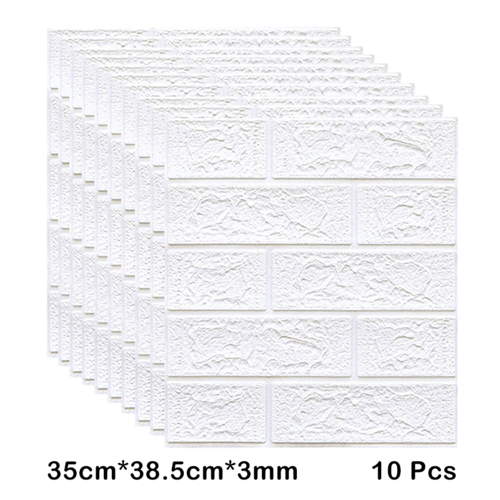 DoreenBow 3D Brick Contact Paper Adhesive Peel and Stick Wall Panels