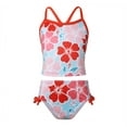 thumbnail image 4 of DPOIS Kids Girls Sun Flower Cirsscross Back Tank Top with Bottoms Swimsuit, 4 of 4