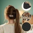 thumbnail image 3 of Hair Pad Oval Shape Hair Pad Bangs Patch for Women Hair Magic Tapes Hair Grippers Champagne, 3 of 7