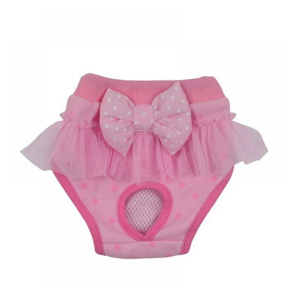 Clearance! Washable Female Dog Diapers Female Dog Sanitary Pants Washable Reusable Physiological Pants for Puppy Small Dog Cat