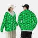 thumbnail image 4 of Fotbe Green Broccoli Chaqueta con Protección Solar UPF 50+ para Hombre y Mujer, Camisa con Capucha y Bolsillos-Small, 4 of 7