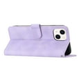 thumbnail image 3 of Wallet Case for iPhone 13, with Card Slots [RFID Blocking],Durable Flip Folio Kickstand Magnetic Closure Leather Wallet Wrist Strap Women Men Case For iPhone 13, Purple, 3 of 10