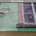 thumbnail image 6 of Ambesonne Autumn Place Mats Set of 4, Fall Ivy on Old House, Standard Size, Red Mint Green, 6 of 6