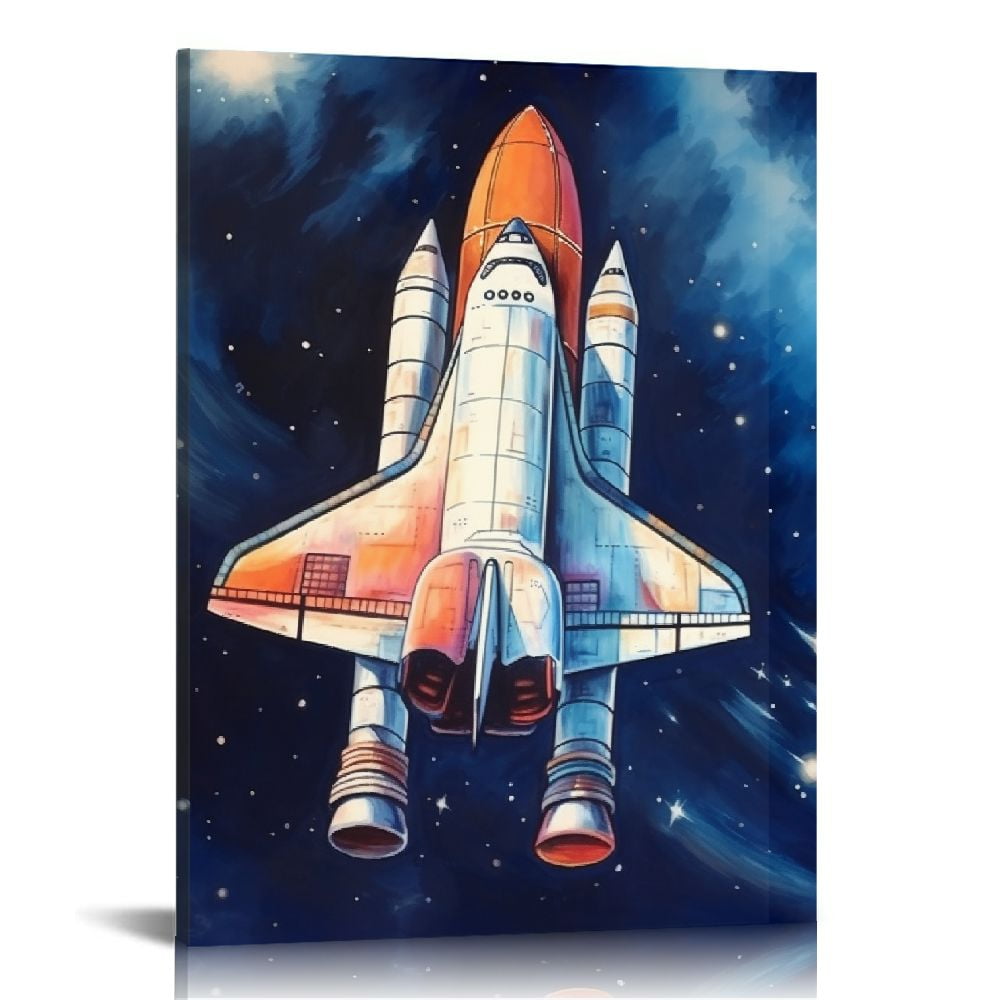 Nawypu Outer Space Decor for Boys Room, Space Room Decor for Boys, Space Wall Art Decor for Kids Room Boys Bedroom Nursery Playroom, Space Theme Room Decor, Space Posters