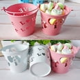 thumbnail image 6 of Yinreli Modern Style Multi-purpose Candy Storage Bucket Metal Beautiful Hollow Heart Shape Snack Storage Bucket for Party, 6 of 8
