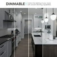 thumbnail image 3 of Luxrite A19 Dimmable LED Light Bulbs 15W=100 Watt Equivalent 5000K Bright White, 1600 Lumens, E26, 6-Pack, 3 of 7