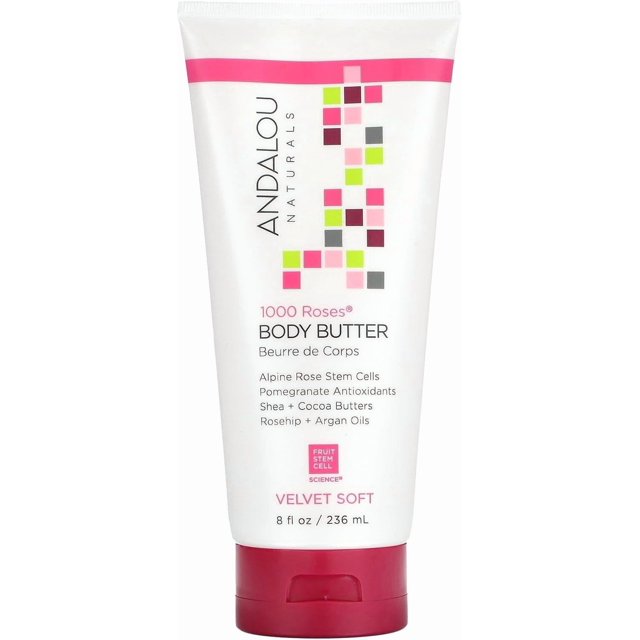 Manteca corporal Andalou Naturals 1000 Roses Velvet Soft 240 ml