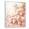 thumbnail image 2 of Designart "A Graceful Flower In A Garden Setting IV" Seasonal Flowers Floater Framed Wall Art Living Room, 2 of 5