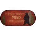 thumbnail image 1 of Mayberry Rug CC10450 20X44 20 x 44 in. Oval Cozy Cabin Don ft. t Feed The Bears Printed Nylon Kitchen Mat & Rug, 1 of 1