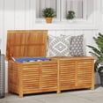 thumbnail image 1 of vidaXL Garden Storage Box with Louver 150x50x56 cm Solid Wood Acacia, 1 of 5