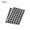 thumbnail image 3 of Uxcell 21mm Dia PVC Self Adhesive Screw Hole Cover Stickers Black 6 Sheet/324pcs, 3 of 5