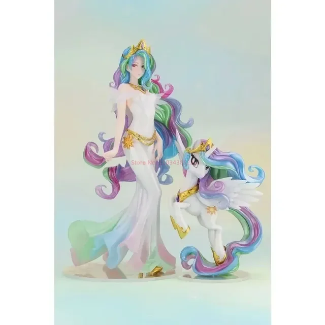 My Little Pony Bishoujo Anime Figure Applejack Fluttershy Mikuo Statue Rainbow Dash Bishoujo Rarity Figurines Doll Gift Toy Walmart