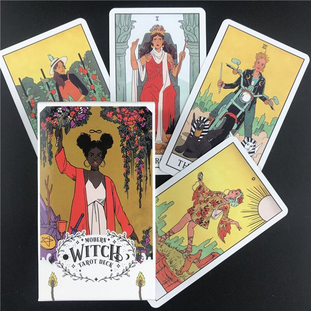 Cartas de oráculo de alta calidad, baraja de adivinación del destino, versión en inglés, juegos de mesa, cartas de Tarot Fivean unisex