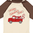 thumbnail image 4 of Inktastic Hoppy Valentine's Day Bunny Truck with Hearts Boys or Girls Long Sleeve Baby Bodysuit, 4 of 5