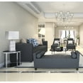 thumbnail image 2 of 26.75 Quartz Stacked Block White Modern Table Lamp with Usb Port, 2 of 2