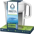 Brita Large 10 Cup Water Filter Pitcher with 1 Brita Elite Filter, Made