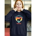 thumbnail image 2 of Vintage My Corgi Is My Valentine Hoodie Women -Image by Shutterstock, Female 5X-Large, 2 of 4